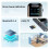 Προσαρμογέας Bluetooth, οθόνη LED, ποιότητα ήχου HD, plug and play, ευρεία συμβατότητα, φο 3