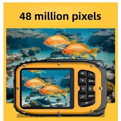 Παιδική Κάμερα, 1080P, 48MP, Αδιάβροχη IP68, Οθόνη HD 2,4 ιντσών, Αυτόματη Εστίαση, Κίτ 1
