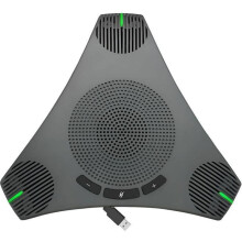 Haut-parleur et microphone de bureau, son haute fidélité, USB, installation facile, convient à de nombreuses utilisations, noir