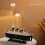Aromatherapy diffuser, 250ml, multicolor lights, boat-shaped design, two-speed timer, portable, black 3
