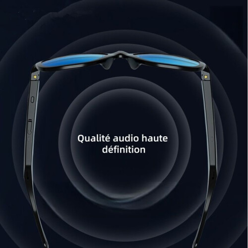 Bluetooth glasses, high-definition sound, polarized lenses, ergonomic design, black 2
