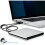 Masterizzatore Blu-ray, DVD/CD/VCD, USB, plug and play, argento 2