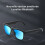 Bluetooth glasses, high-definition sound, polarized lenses, ergonomic design, black 4