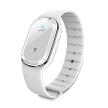 Bracelet-montre anti-moustiques à ultrasons blanc pour une utilisation en extérieur, protégeant des piqûres de moustiques pour enfants