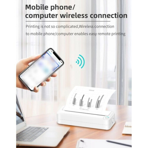 Φορητός εκτυπωτής, Bluetooth, θερμικός, χαρτί A4, εφαρμογή, τράπεζα ερωτήσεων, τηλε 2