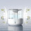 Humidifier, LED display, USB, dual nozzle, 3 modes, soft night light, portable, white 5