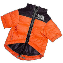 (M, Orange) 2025 The Dogs Face Puffer Coat Thick Warm Outdoor Pet Clothes Winter Windproof Fashion Pet Costume For Small Medium Large Dog