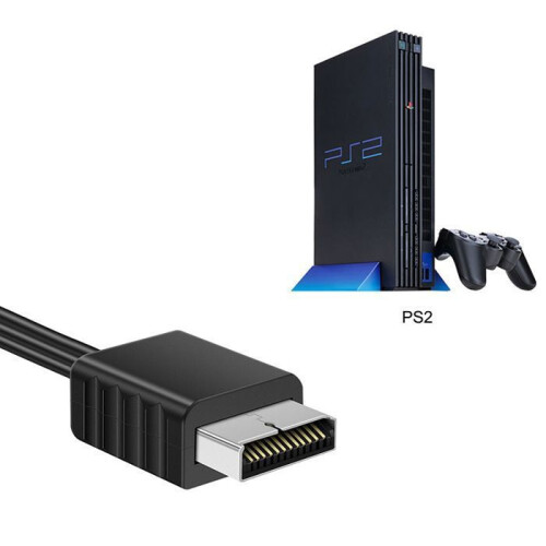 Μετατροπέας PS2 σε HDMI, 720p/1080p, Καθαρός ήχος, Βίντεο HD, Καλώδιο 1 μέτρου, Σύνδεση κα 1