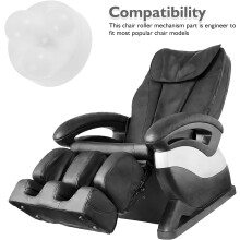Scaun de masaj, înlocuire cu bilă rotativă, unitate pentru spate și gât, scaun de masaj Shiatsu, piese DIY, accesorii de reparare