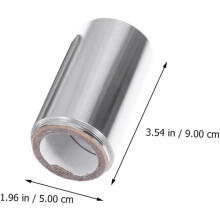 Haarfärbemittel-Aluminiumfolie, 3 Stück, silberfarben