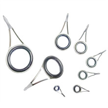 8Pcs Fishing Rod Guide Tip Top Ring Set Multiple Sizes Rod Repair Kit for Fishing Outdoor Activities