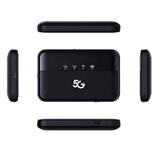 Φορητός δρομολογητής, 5G, Wi-Fi 6, Bluetooth 5.1, υποδοχή κάρτας SIM, διπλή ζώνη, 10.000 mAh, εύ 2