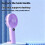 Portable Handheld Small Fan LCD Display with 6-Speed Wind Power Handheld/Vertical Multi-Purpose 2