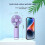 Portable Handheld Small Fan LCD Display with 6-Speed Wind Power Handheld/Vertical Multi-Purpose 4