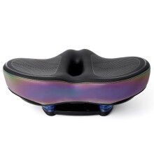 Bike Wide Bicycle Saddle for Exercise Bike Road Bike Stationary Bike Extra Soft Padded Replacement Cushion B