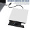 External optical drive, compatible with reading and writing CDs, VCDs, DVDs, Blu-ray BDs, USB/Type-C, plug and play, white 2
