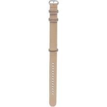 Gewebtes Uhrenarmband aus Canvas mit Dornschließe aus Edelstahl 304