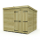 8 x 8 Pent Shed Tanalised (Double Door, No Windows) 2