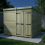 8 x 8 Pent Shed Tanalised (Double Door, No Windows) 3