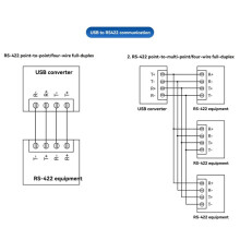 CH343G USB zu Seriell Konverter USB zu RS485/RS422/RS232 Dualisolierung Von Strom und Signal 300-6Mbps Baudrate
