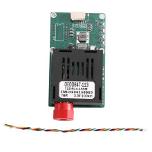 Módulo Transceptor Óptico TTL de 100KM 1 Canal Vídeo+UART & TTL & SBUS FC/UPC 5.5-26V para Drones RX Térreo
