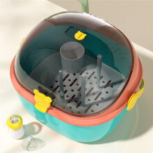 Baby Bottle Storage Box, Waterproof Mold Holder, Cup Organizer with Lid, Dustproof Baby Food Utensils