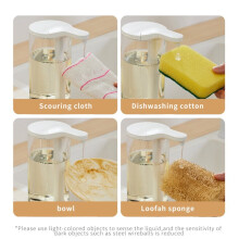 Automatic Detergent Dispenser Wall-Mounted Automatic Soap Dispenser 500ml IPX5 Waterproof Sensor Hand Washing