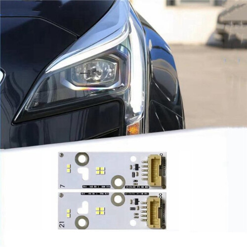 1Pair Front Daytime Running Light LED Board for  XT4 18-23 LED Light Source Board Dedicated for Lights Not 1