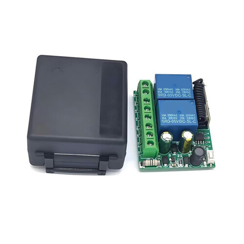 433Mhz Wireless Remote Control  AC85-265V Wide-Voltage 2-Channel Controller for Garage Door Curtain Light 1