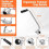 Trimmer Shoulder Strap Padded Universal Adjustable, String Trimmer Harness, Nylon Double Shoulder, Ergonomic Handle Grip 6