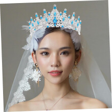 Strass-Tiara für Damen, Braut-Haarreif, Braut-Haarband, Kleid, Party, Geburtstag, besondere Anlässe, Brautstrauß