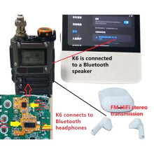 SI4732  Modified Module+2M Chip SI4732 Radio and  HiFi Stereo Transmitter Module for Quansheng UVK5 K6