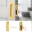 Stainless Steel Square Concealed Handle Sliding Door, Built-in Push-Pull Wardrobe Door, Drawer Concealed Hidden Handle 6