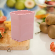 Kreativer Lebensmittelschneider, multifunktionaler Lebensmittelschneider, praktischer Eierschneider, rosa Edelstahl, Kunststoff