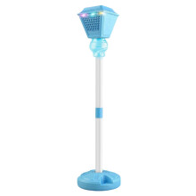 (Blue) LED Light Up Bubble Maker Toy With Music Colorful Light For Outdoor Activity And Birthday Party Gatherings Entertainment Red