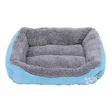 M 54*42cm Blue Pet Cat, Dog Bed, Soft And Comfortable Pet Nest Az21796