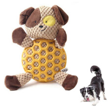 (Khaki) Plush Dog Toy,interactive Stuffed Dog Toys For Boredom,cute Squeaky Dog Chew Toys For Puppy,small,medium,large Breed