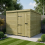 8 x 8 Pent Shed Tanalised (Single Door, No Windows) 1