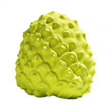 Pet Sweetsop Shape Built-in Sounds Interactive Natural Rubber Dog Chew Toy Concave-Convex Particles Relieve Boredom