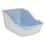 (Light Blue) Hooded Cat Litter Tray plus Filter & Scoop 10