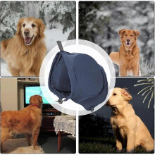 (S, Blue) Dog Earmuffs Noise Reduction Hearing Protection Anti-Noise Noise Dogs Supplies Earmuffs Pet Reduction Noise Cancelling L