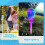 (red) Bubble Machine Stand, 2025 New Bubble Machine Automatic Bubble Blower Plug-in 5