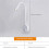 6PCS 3W Bookcase Lights Minimalist Table Lamp Gooseneck Reading Wall-Mounted Light for Bedroom Dormitory LED Work Lamp 5