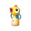 (Yellow) Children's Dinosaur Toy Automatic Bubble Blower 1
