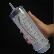 Syringe 500 Ml Large Capacity Syringe Reusable Pump Measuring with 1m Tube Feeding Ink