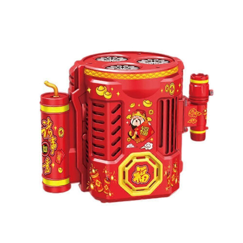 (12 holes) Fireworks Bubble Machine, Portable Automatic Bubble Machine, Bubble Maker Toys