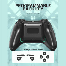 Console de Jeu Filaire avec Fonction Turbo Programmable, Déclencheur Hall pour Console NS OLED/LITE/PC/Android