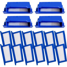 16-Pack CPAP-Filters voor  Respironics DreamStation 1 4 Herbruikbare Schuim Pollenfilters & 12 Ultrafijne Wegwerpfilters
