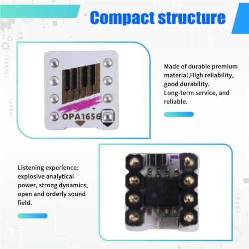 1PCS OPA1656, Ti Top-Level Audio Operational Amplifier, CMOS Structure, Exclusive Optimized Tuning Version