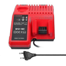M12-18C Li-ion Battery Charger for Milwaukee 12 V 14.4V 18V C1418C 48-11-1815/1828/1840 M18 M14 M12